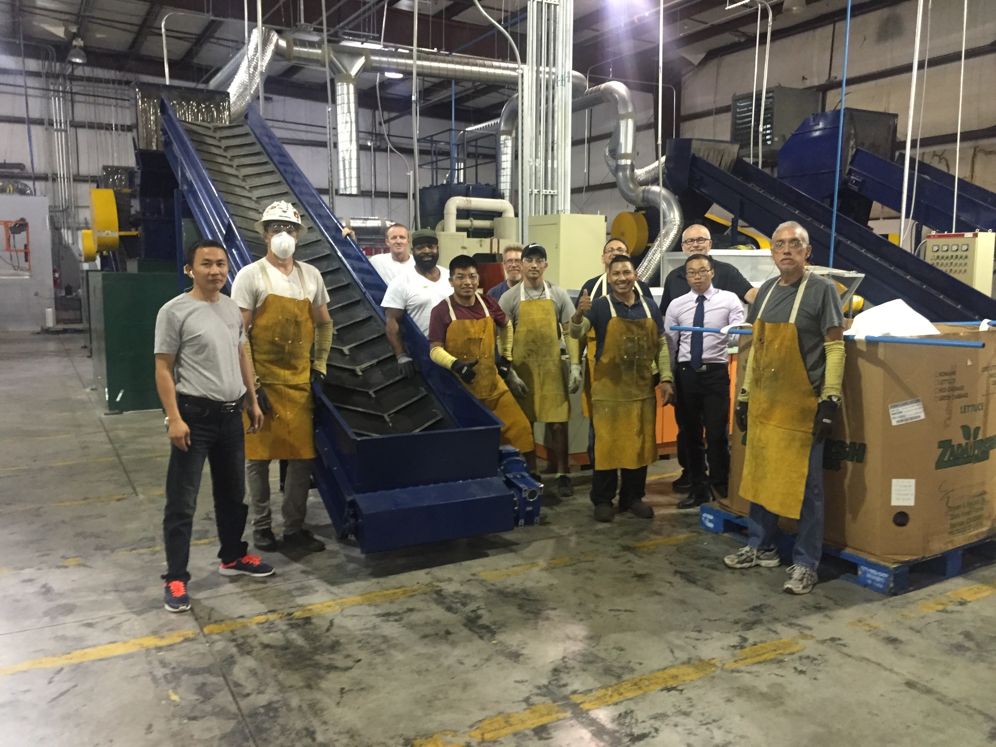 美國CRT玻璃回收生產線